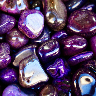 Achat lila Trommelstein