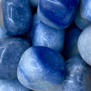 Blauquarz Trommelstein