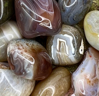 Botswana Achat Trommelstein