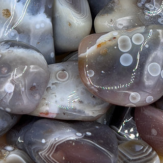 Augenachat Trommelstein