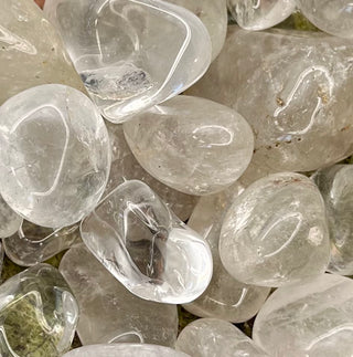 Bergkristall Trommelstein